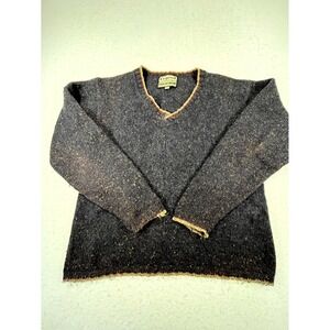 Vintage Legend Classic Sweater Mens M‎ Blue Shetland Wool Tight Knit Warm Cozy